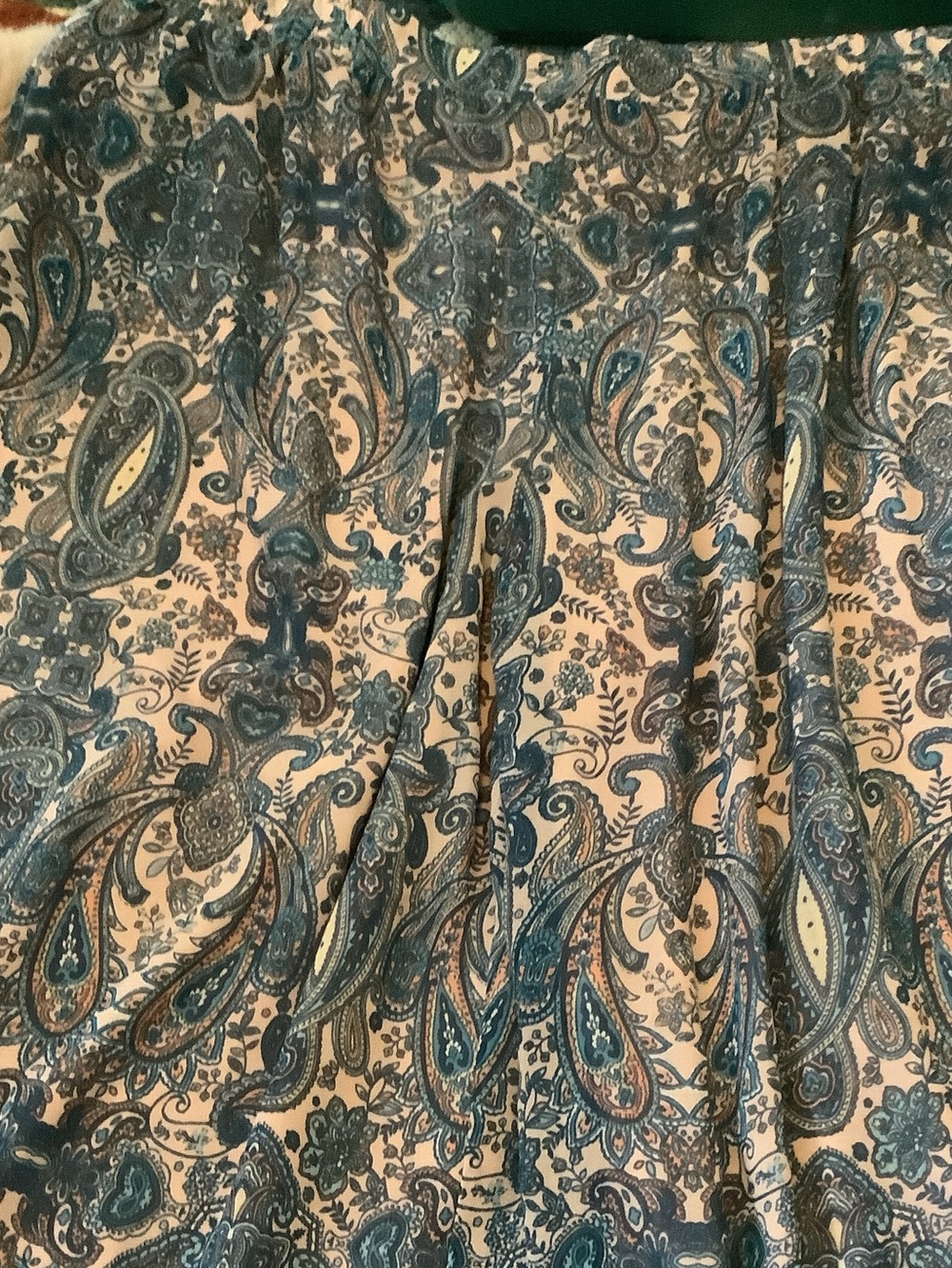 LOWEST🌺 EST.1946 BOHO PAISLEY LINED w/POCKETS WIDE LEG PANTS - Picture 11 of 12
